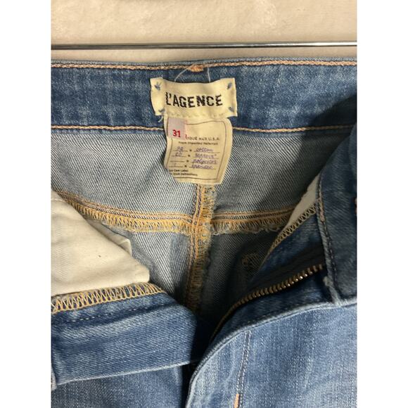 L’AGENCE Monique Ultra High-Rise Stretch Fit Skinny Jeans in Lakewood Size 31 - Picture 4 of 5